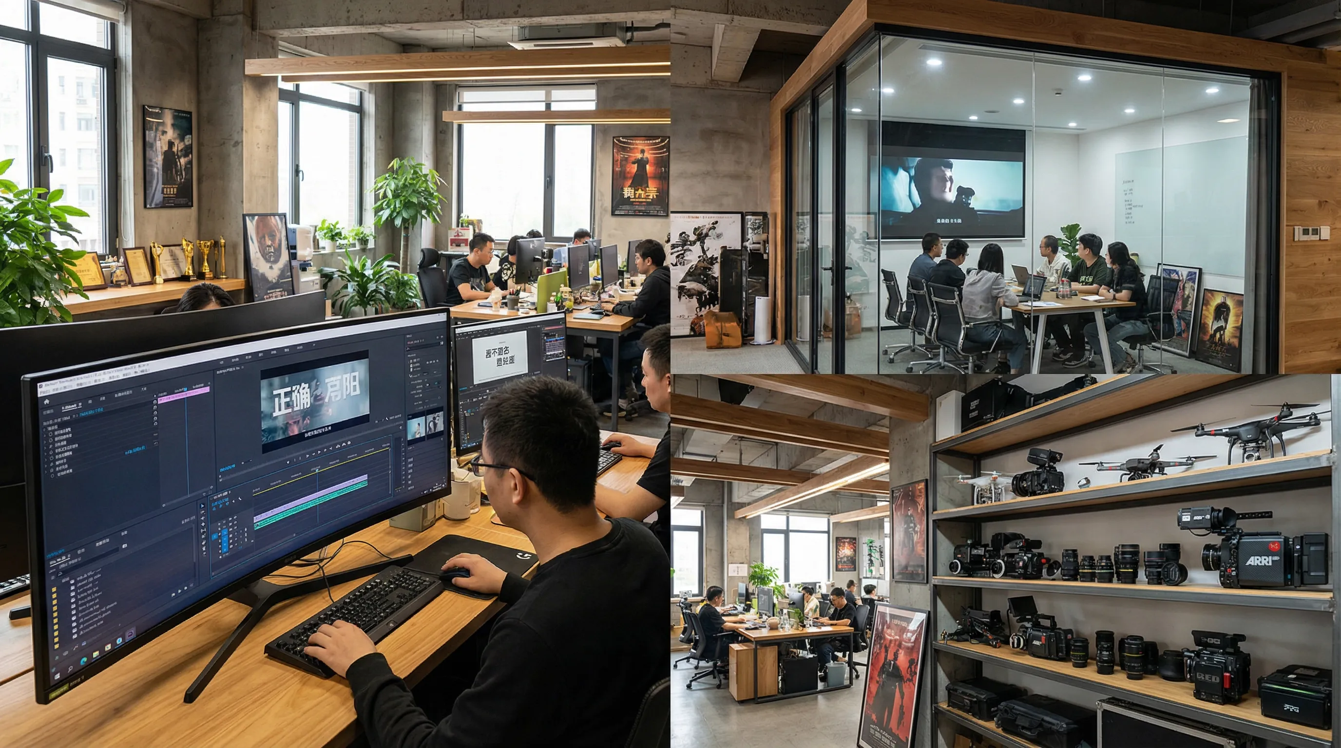 茄子视频影视传媒公司办公室